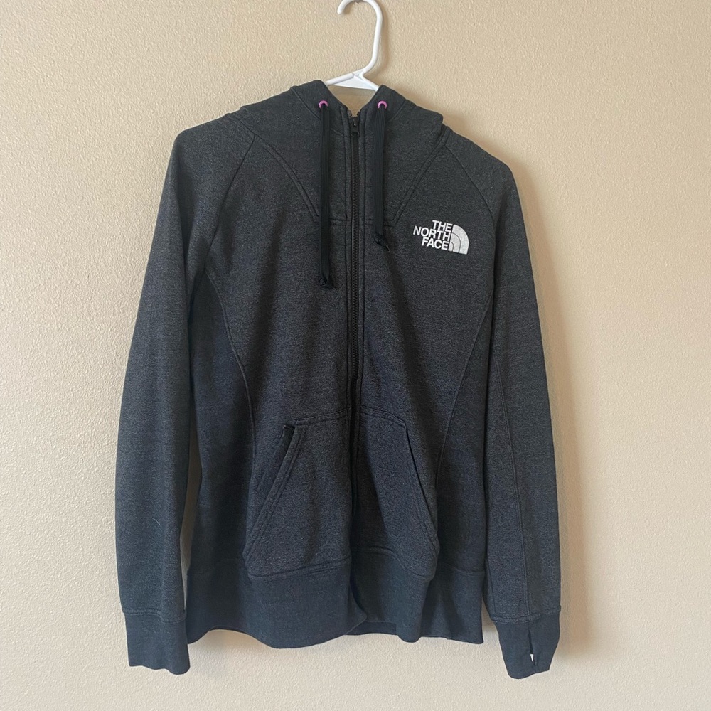 Northface full zip, grey, XL